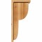 Ekena Millwork Crestline Rough Sawn Corbel w/Backplate, Western Red Cedar, 8"W x 10"D x 22"H COR08X10X22CRE01RWR - alternate 2